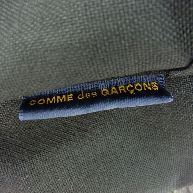 COMME des GARCONS コムデギャルソン GZ-K 202 ホーススキン レザー切替 ナイロン リュック ディパック ブラック系【中古】