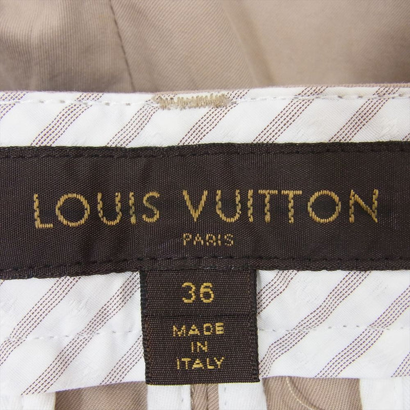 LOUIS VUITTON ルイ・ヴィトン コットン パンツ ベージュ系 36【中古】