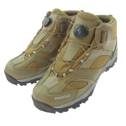 mont-bell モンベル 1129372 マリポサトレール Kid's キッズ トレッキングシューズ ブラウン系 ベージュ系 25cm【美品】【中古】