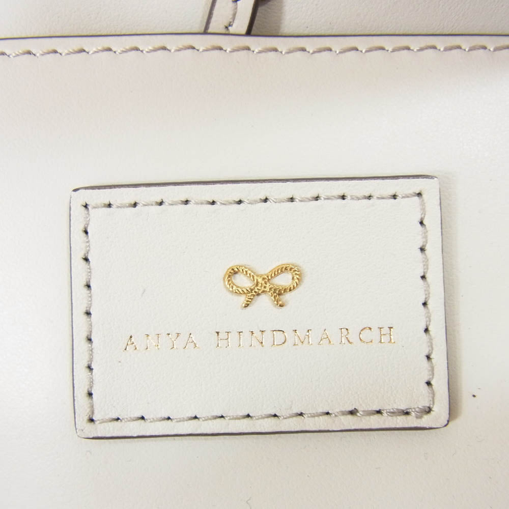 Anya Hindmarch アニヤ・ハインドマーチ ニーソン バスケット トート カゴバッグ ※ショルダーストラップ欠品 ブラウン系【中古】