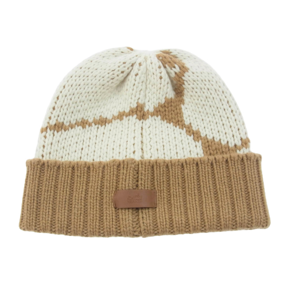 HERMES エルメス Clic c'est Noue クリック セ ヌエ  ニット帽 カシミヤ カシミア S【美品】【中古】