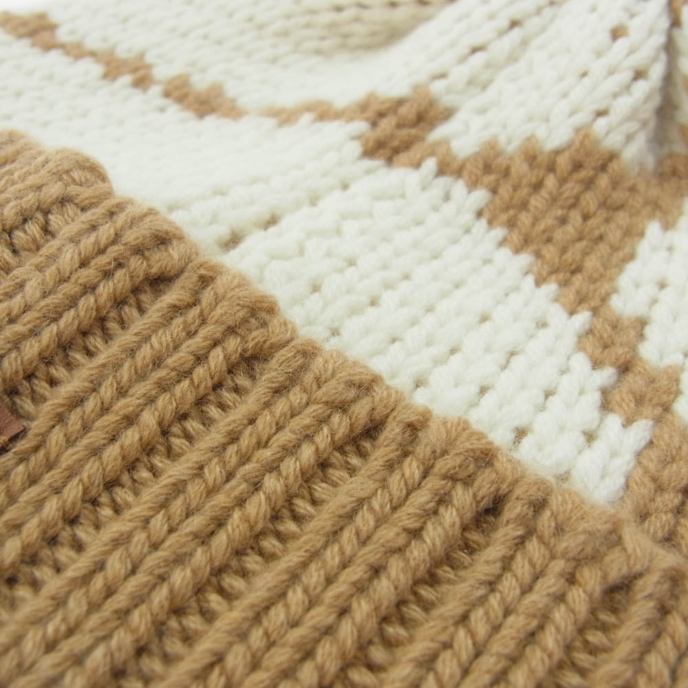 HERMES エルメス Clic c'est Noue クリック セ ヌエ  ニット帽 カシミヤ カシミア S【美品】【中古】