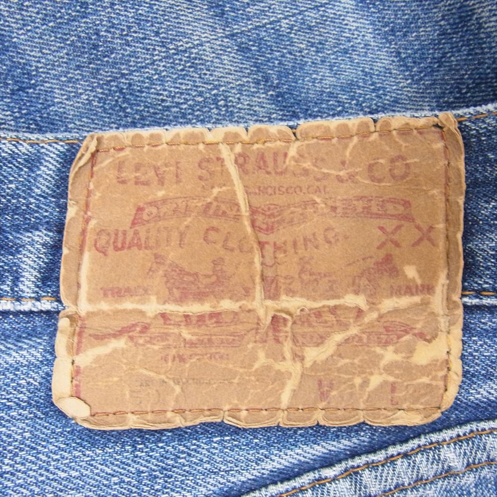 Levi's リーバイス 501 66前期 スモールe デニム パンツ ジーンズ W実寸32インチ程度 インディゴブルー系 サイズ表記無【中古】