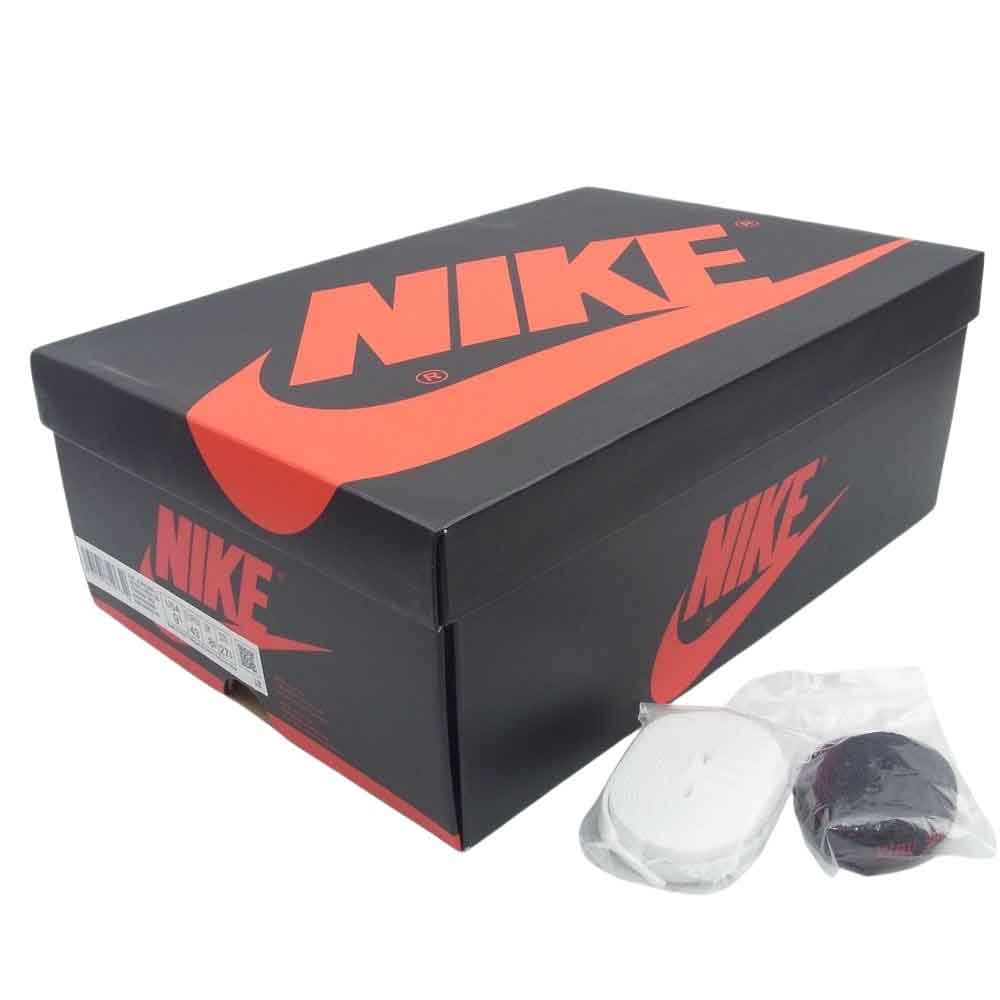 NIKE ナイキ 555088-062 Air Jordan 1 Retro High OG ブラッドライン エアジョーダン1 レトロ ハイ スニーカー ホワイト系 ブラック系 レッド系 27.5cm【中古】