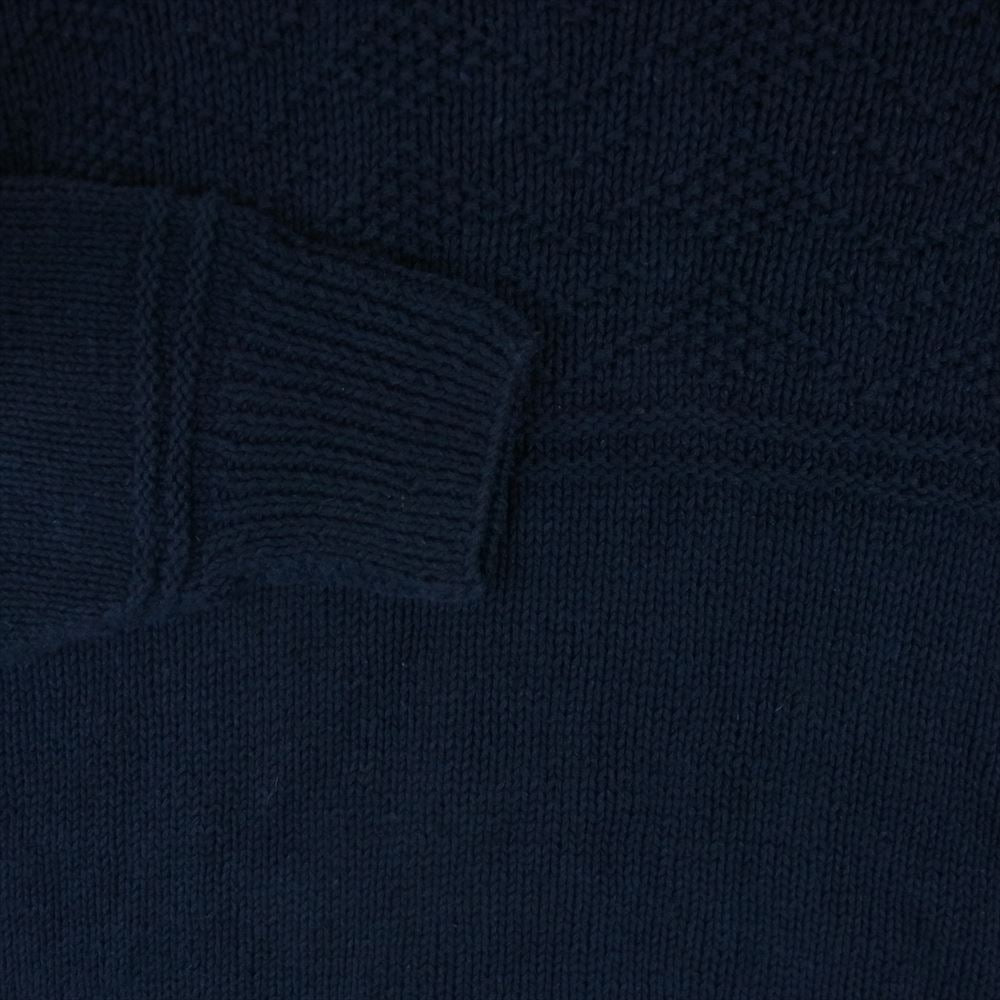POLO RALPH LAUREN ポロ・ラルフローレン リネン コットン ニット セーター ダークネイビー系 L【中古】