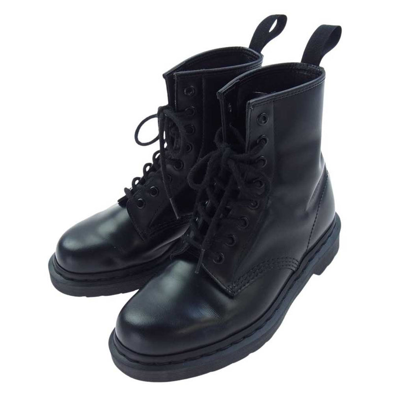 Dr.Martens ドクターマーチン 1460 MONO 8ホール ブラックステッチ ブーツ ブラック系 UK5【中古】