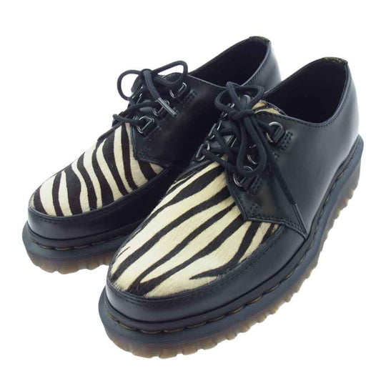 Dr.Martens ドクターマーチン RAMSEY ZEB ラムジー ゼブラ シューズ ブラック系 UK5【中古】