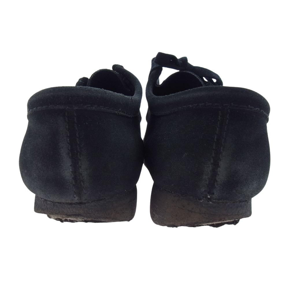 Clarks クラークス wallabee ワラビー スエード シューズ ブラック ブラック系 UK9.5【中古】