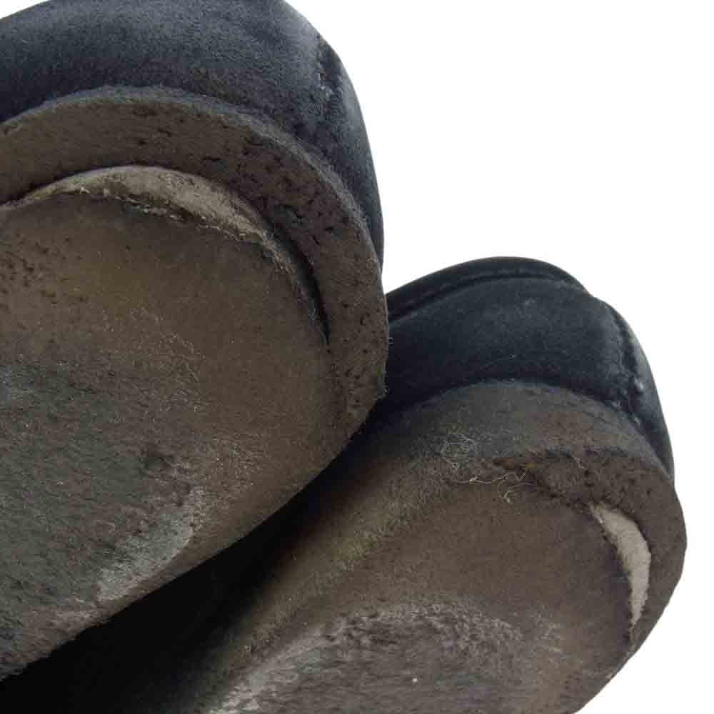 Clarks クラークス wallabee ワラビー スエード シューズ ブラック ブラック系 UK9.5【中古】