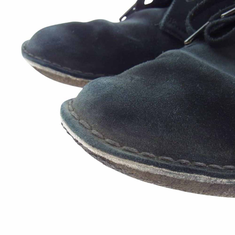 Clarks クラークス Desert Boot デザート スエード ブーツ  ブラック系 UK9【中古】