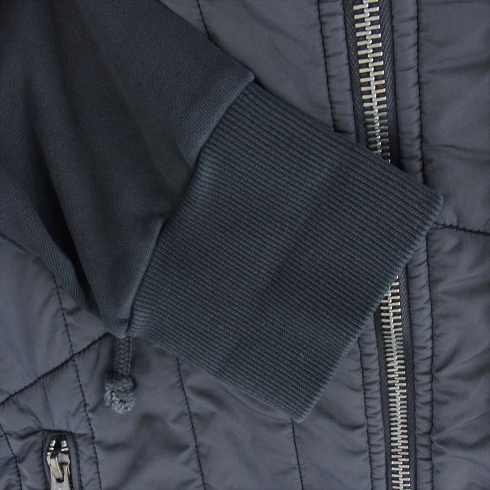 DIESEL ディーゼル A03403 0LCAL J-VESTER GIACCA 中綿 フード ジップアップ ナイロン 切替 ジャケット グレー系 L【中古】