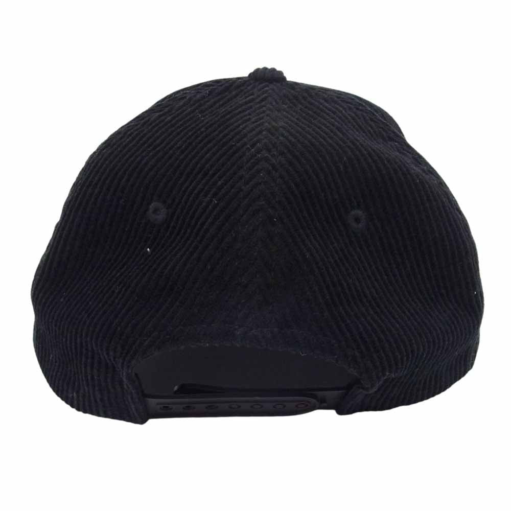 CHALLENGER チャレンジャー VERSITY CORDUROY CAP 刺繍ロゴ コーディロイ キャップ ブラック系 FREE【中古】