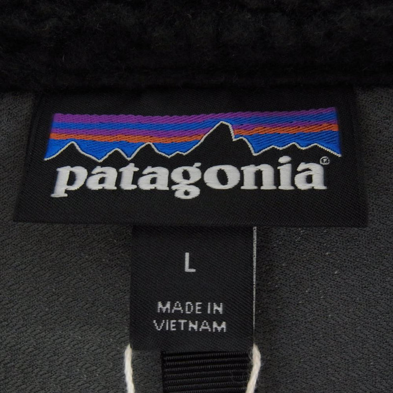 patagonia パタゴニア 21W 23056 Classic Retro-X Jacket クラッシック レトロX フリース ジャケット ブラック系 L【極上美品】【中古】