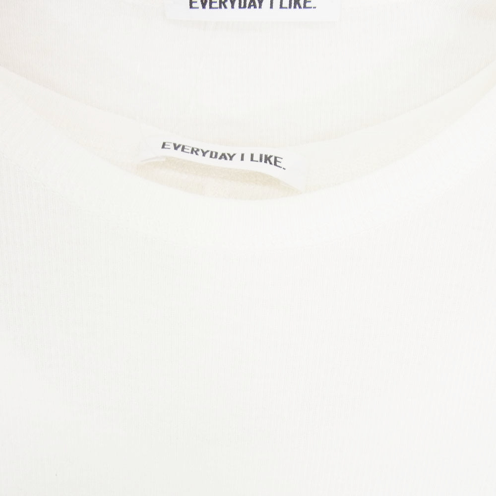 エブリデイアイライク 2023年モデル インナー付き 長袖 カットソー ホワイト系 サイズ表記無【中古】