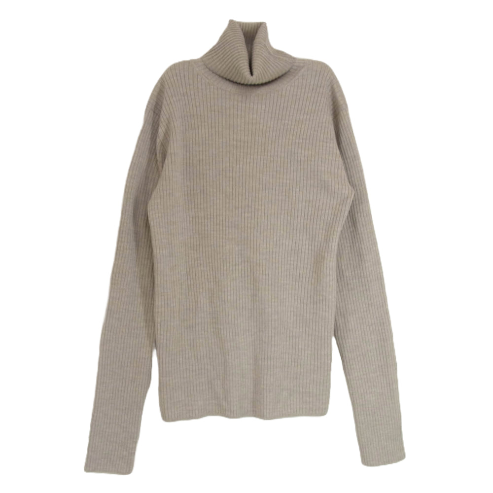Deuxieme Classe ドゥーズィエムクラス EVERYDAY I LIKE タートルネック ウール ニット ベージュ系 サイズ表記無【中古】