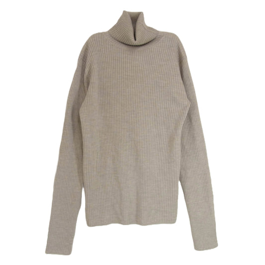 Deuxieme Classe ドゥーズィエムクラス EVERYDAY I LIKE タートルネック ウール ニット ベージュ系 サイズ表記無【中古】