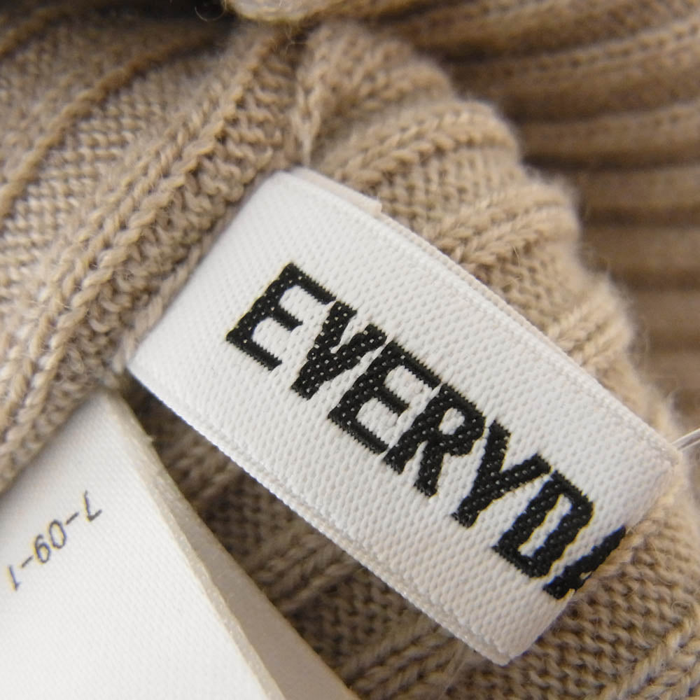 Deuxieme Classe ドゥーズィエムクラス EVERYDAY I LIKE タートルネック ウール ニット ベージュ系 サイズ表記無【中古】