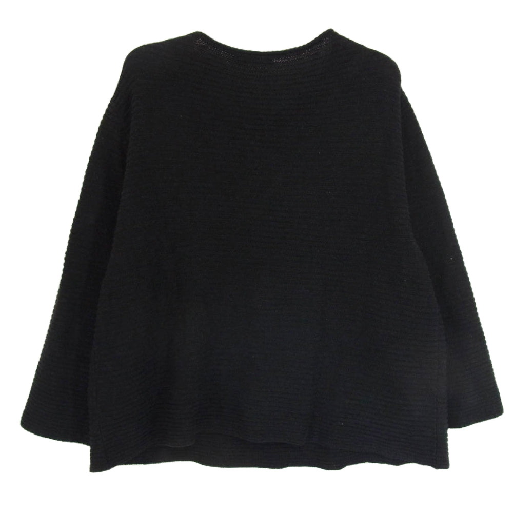 Deuxieme Classe ドゥーズィエムクラス EVERYDAY I LIKE リネン シルク ニット ブラック系 サイズ表記無【中古】