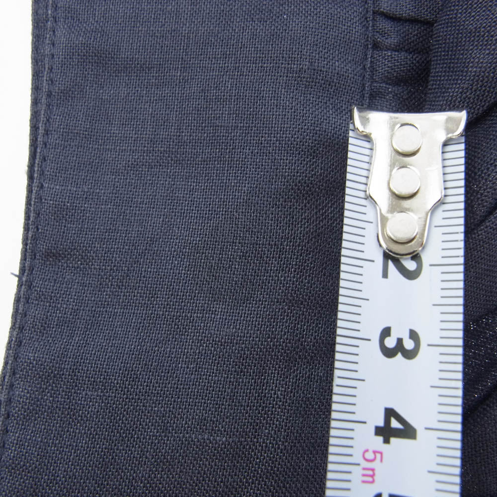 ヌキテパ ラミー ノースリーブ ブラウス ハーフパンツ セットアップ ネイビー系【中古】