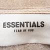 FEAR OF GOD フィアオブゴッド ESSENTIALS エッセンシャルズ ラバー ロゴ トレーナー スウェット ブラウン系 L【中古】
