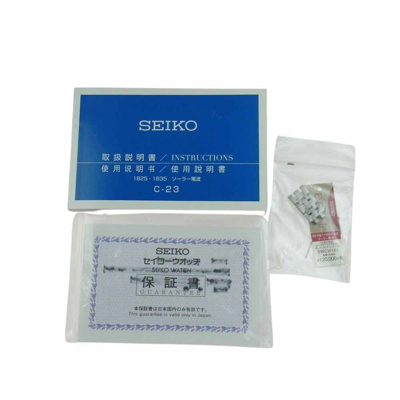 SEIKO セイコー SWCW161 DOLCE&EXCELINE ドルチェ&エクセリーヌ ソーラー電波 腕時計 ウォッチ シルバー系【中古】