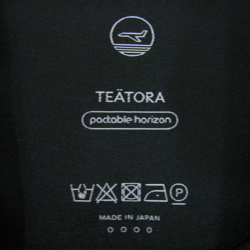 TEATORA テアトラ tt-POLO-PH CARTRIDGE POLO SHIRT カートリッジ 半袖 ポロ シャツ ブラック系 ○○○○ 4【美品】【中古】