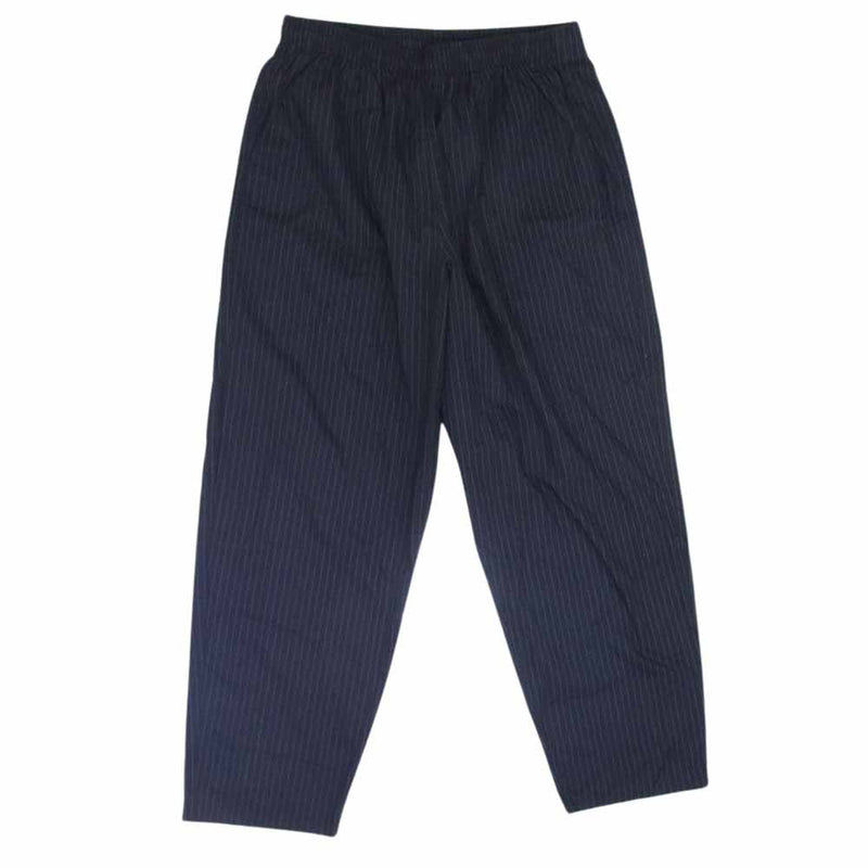 フレッシュサービス 22AW FSW-22-PT 182 CORPORATE EASY PANTS コーポレート イージー ストライプ パンツ ブラック系 F【中古】