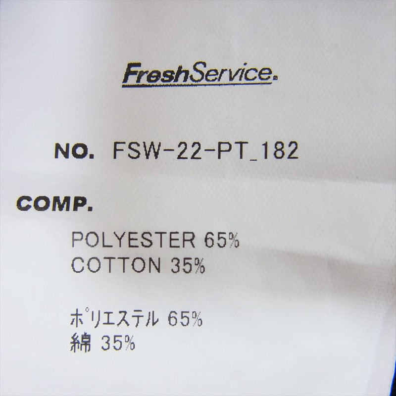 フレッシュサービス 22AW FSW-22-PT 182 CORPORATE EASY PANTS コーポレート イージー ストライプ パンツ ブラック系 F【中古】