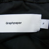 GRAPHPAPER グラフペーパー GM221-40107B Stretch Typewriter Chef Pants ストレッチ タイプライター シェフ パンツ ブラック系 F【中古】