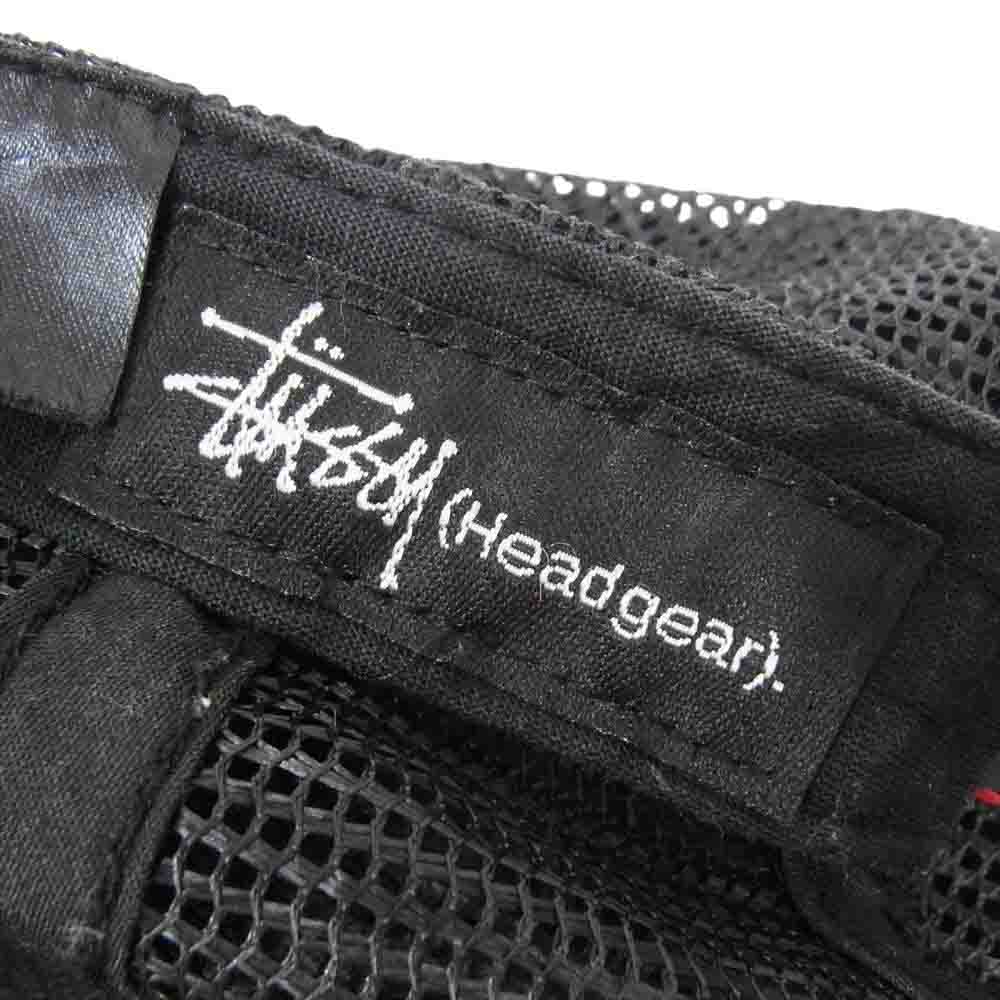 STUSSY ステューシー 00s ストックロゴ ワッペン トラッカー メッシュ