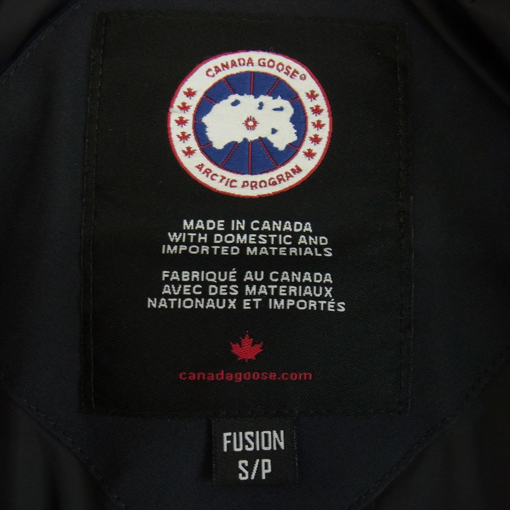 CANADA GOOSE カナダグース 3805MA サザビーリーグ CARSON PARKA カーソン パーカ ダウン ジャケット ネイビー系 S【中古】