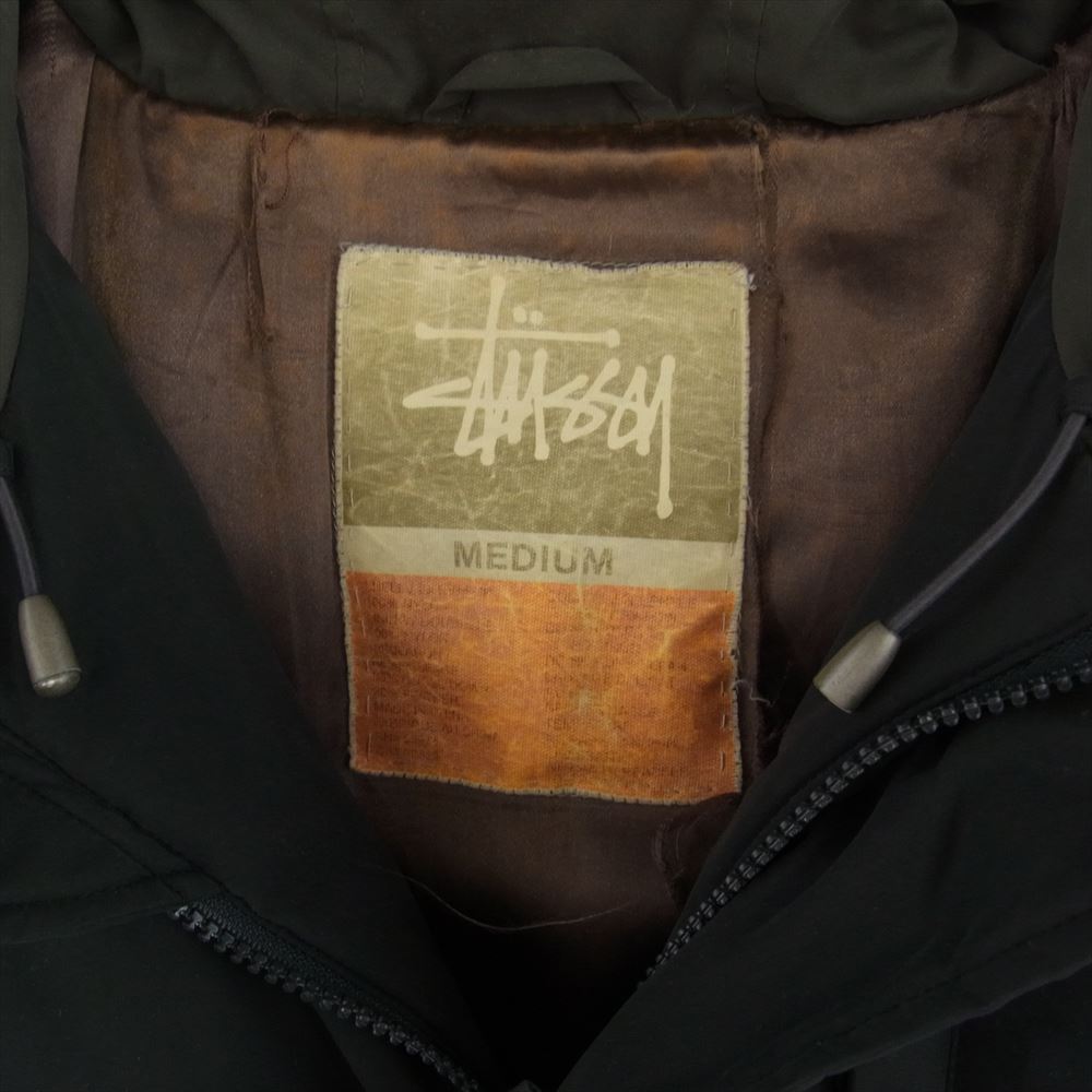 Vtg2000s Stussy , Stüssy フード付きジャケット Mサイズ Stussy フード付きグレージャケット M Vtg2000s Stussy , Stüssy