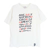 UNDERCOVER アンダーカバー 90s one and only ONETA 初期 ワンアンドオンリー オニータ アルファベット プリント 半袖 Tシャツ ホワイト系 M【中古】