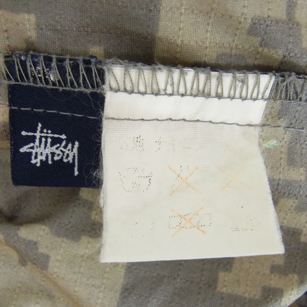 STUSSY ステューシー 90s オールド デジタルカモ デジカモ柄 ジップ