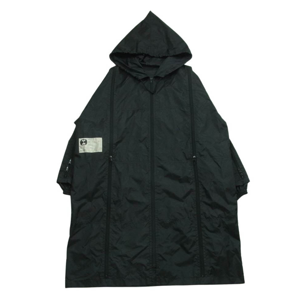 FINAL HOME ファイナルホーム FH55-FA001 6zip 多重ジップ ナイロン コート ブラック系 4【中古】