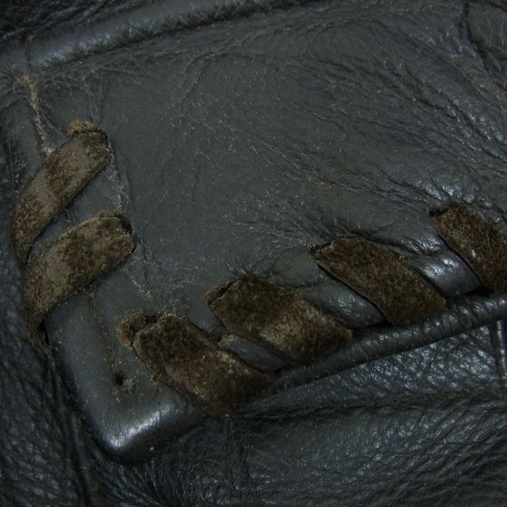 マイノリティ 90s レザー ハーフ パンツ カーゴショーツ ブラック系