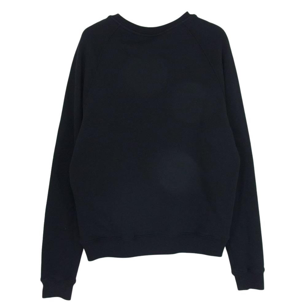 MSGM エムエスジーエム 2542MDM189 ブラッシュ ロゴ プリント 丸首 クルーネック スウェット ブラック系 M【中古】
