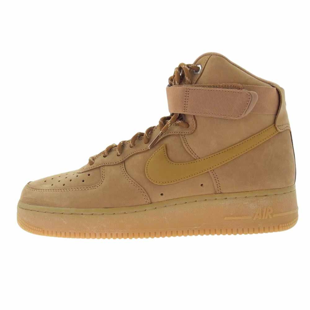 NIKE ナイキ CJ9178-200 Air Force 1 High Flax Wheat エアフォース ハイ フラックス ウィート スニーカー ライトブラウン系 27.5cm【美品】【中古】