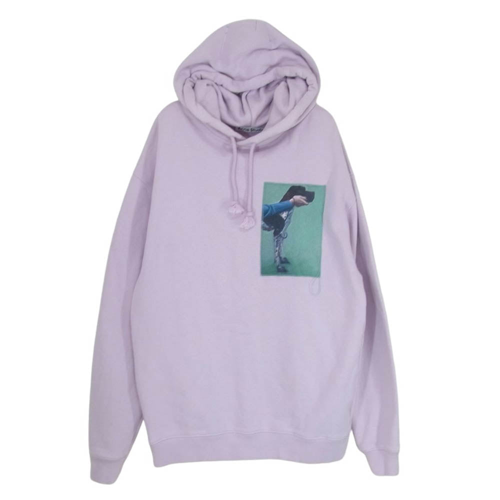 ACNE STUDIOS アクネストゥディオズ 20AW  FN-WN-SWEA000121 ドッグ パッチ プルオーバー スウェット パーカー パープル系 XS【中古】