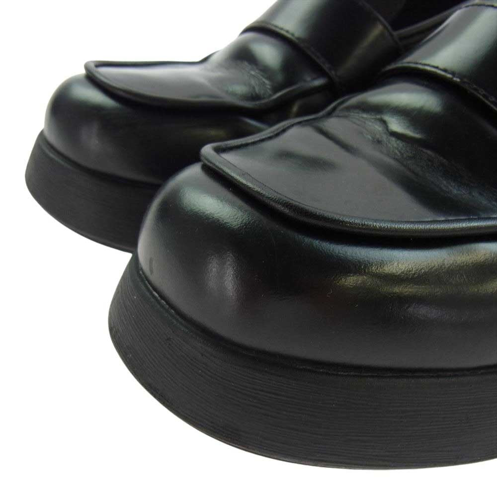 カンペール Thelma テルマ プラットフォーム ローファー 厚底 レザーシューズ ブラック系 38【中古】