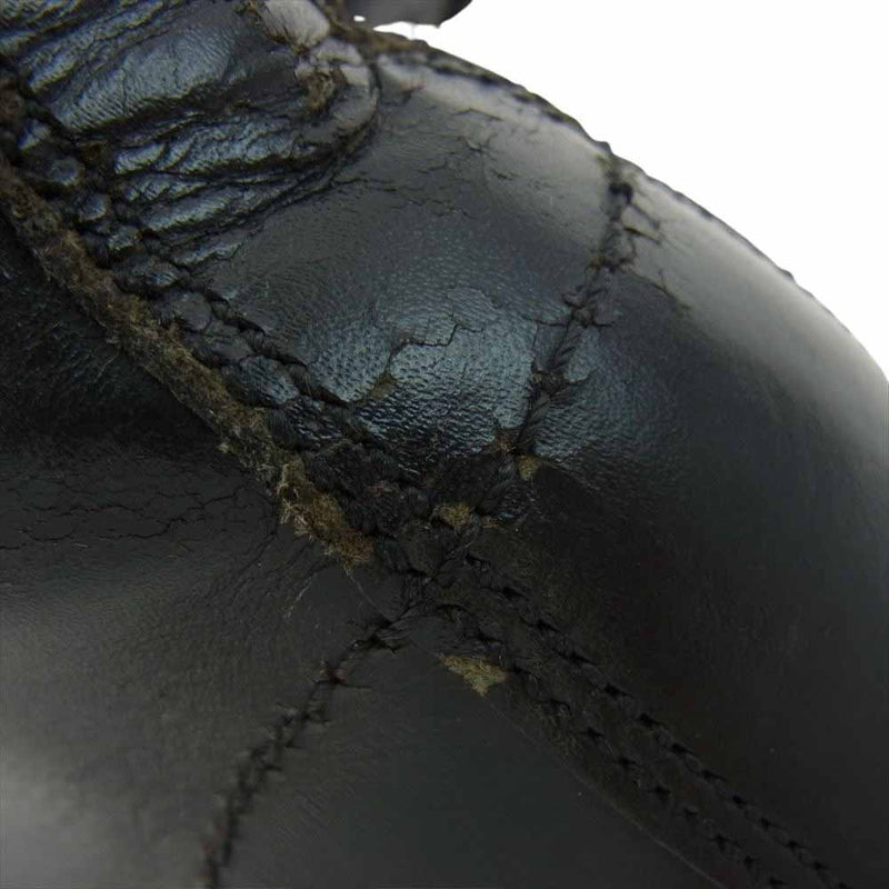 Dr.Martens ドクターマーチン 英国製 イングランド製 スチールトゥ 10ホール レザー ブーツ ブラック系 5【中古】