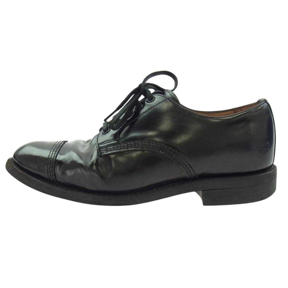 SANDERS サンダース 1527B Military Derby Shoes Black Polishing Leather ミリタリー ダービー シューズ ブラック ポリッシング レザー ブラック系 5【中古】