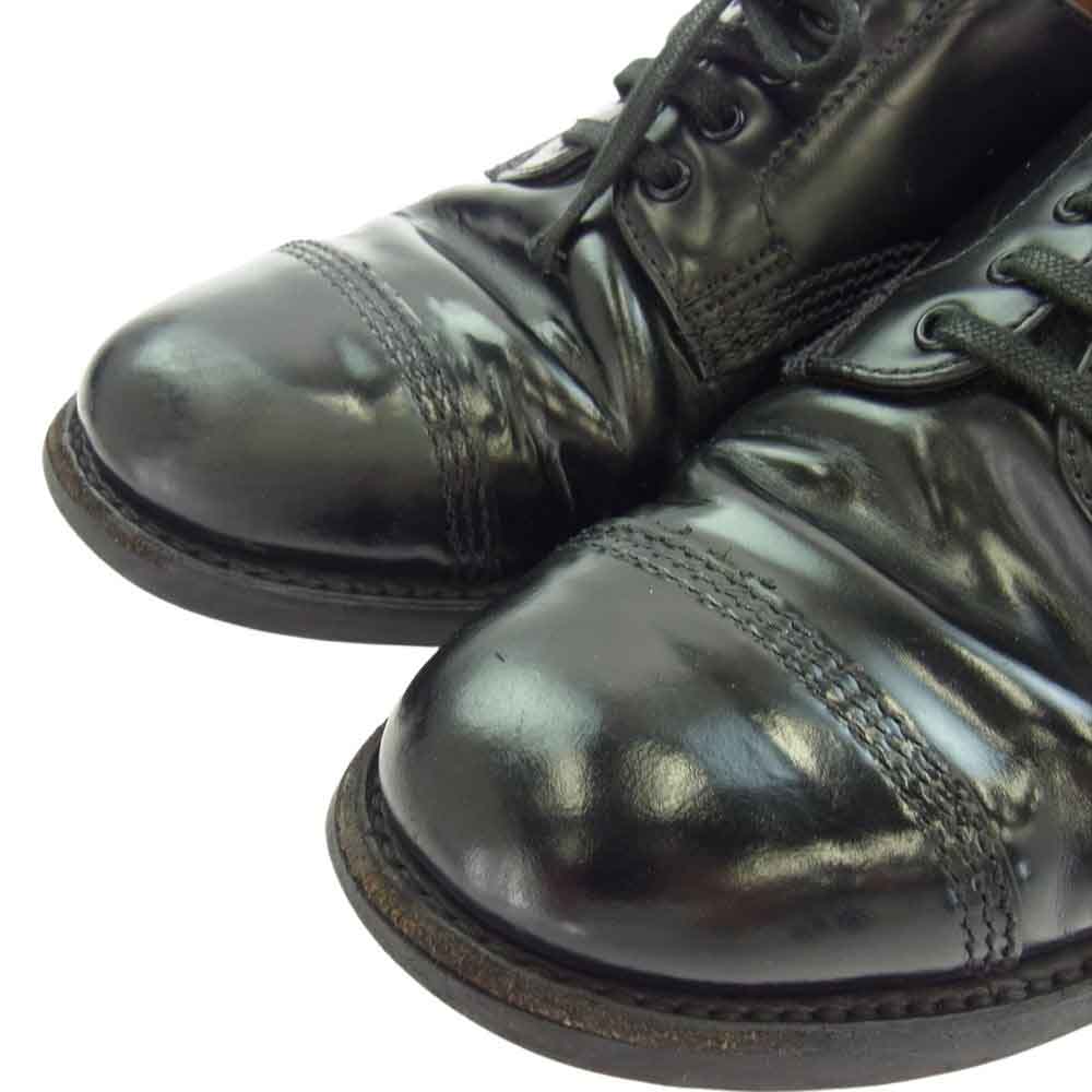 SANDERS サンダース 1527B Military Derby Shoes Black Polishing Leather ミリタリー ダービー シューズ ブラック ポリッシング レザー ブラック系 5【中古】