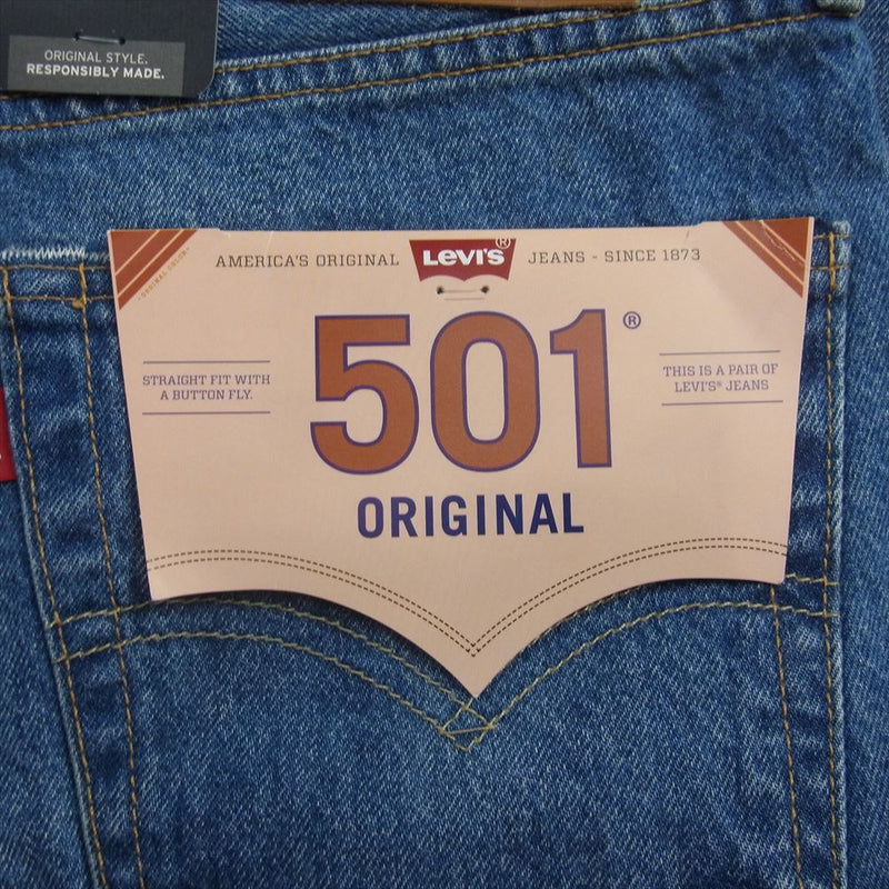 Levi's リーバイス A6737-0000 FOR JOURNAL STANDARD 501 ジャーナルスタンダード 別注 ボタンフライ デニムパンツ  インディゴブルー系 W31L28【極上美品】【中古】