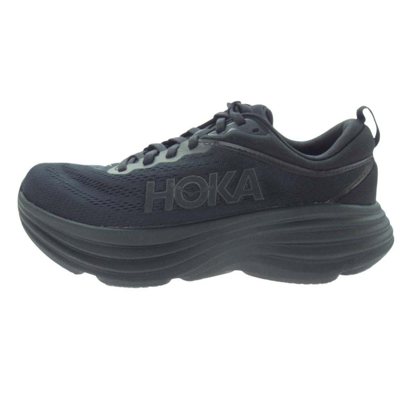 HOKA ONE ONE ホカ オネオネ 1127952 BONDI 8 ボンダイ スニーカー ブラック系 24cm【極上美品】【中古】