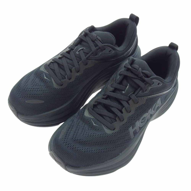 HOKA ONE ONE ホカ オネオネ 1127952 BONDI 8 ボンダイ スニーカー ブラック系 24cm【極上美品】【中古】