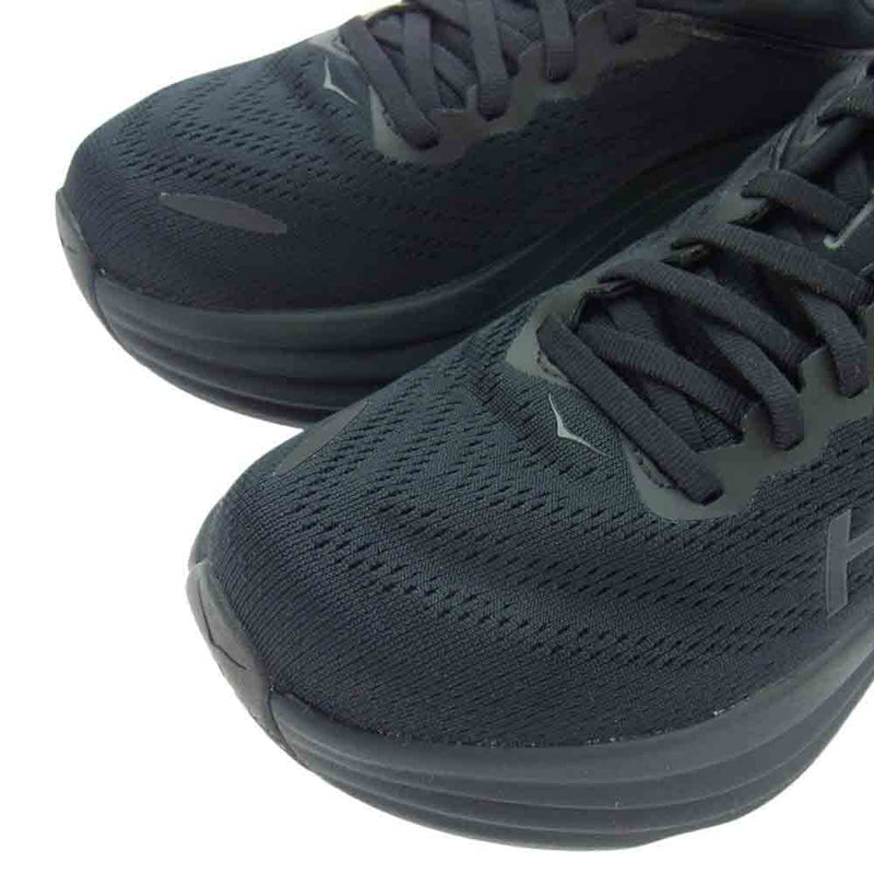 HOKA ONE ONE ホカ オネオネ 1127952 BONDI 8 ボンダイ スニーカー ブラック系 24cm【極上美品】【中古】