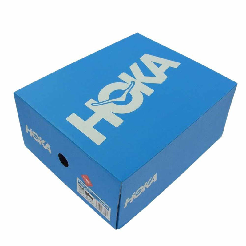 HOKA ONE ONE ホカ オネオネ 1127953 BONDI 8 WIDE ボンダイ ワイド スニーカー ブラック系 25.5cm【美品】【中古】