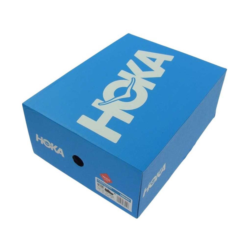 HOKA ONE ONE ホカ オネオネ 1127953 BONDI 8 WIDE ボンダイ ワイド スニーカー ブラック系 27cm【極上美品】【中古】