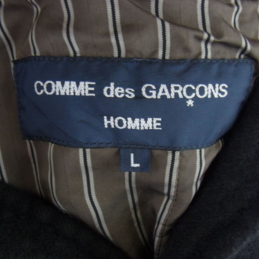 COMME des GARCONS HOMME コムデギャルソンオム 05AW HP-J037 ウール縮絨 3B テーラードジャケット ブラック系 L【中古】